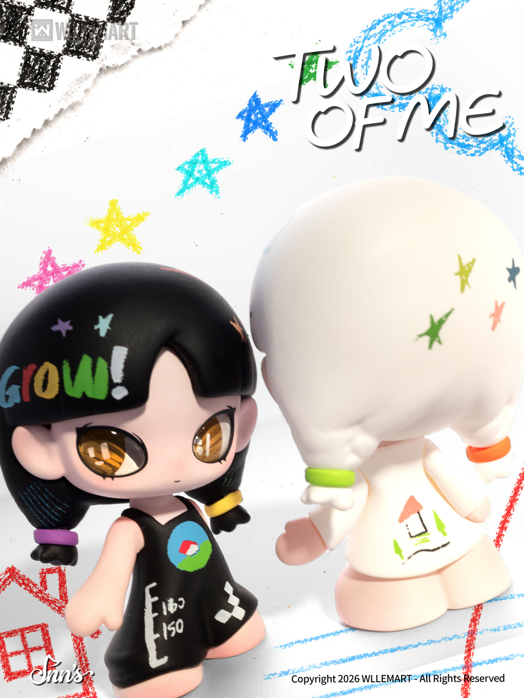 INNS-TWO OF ME HANG CARD LIMITED 999 PIECES