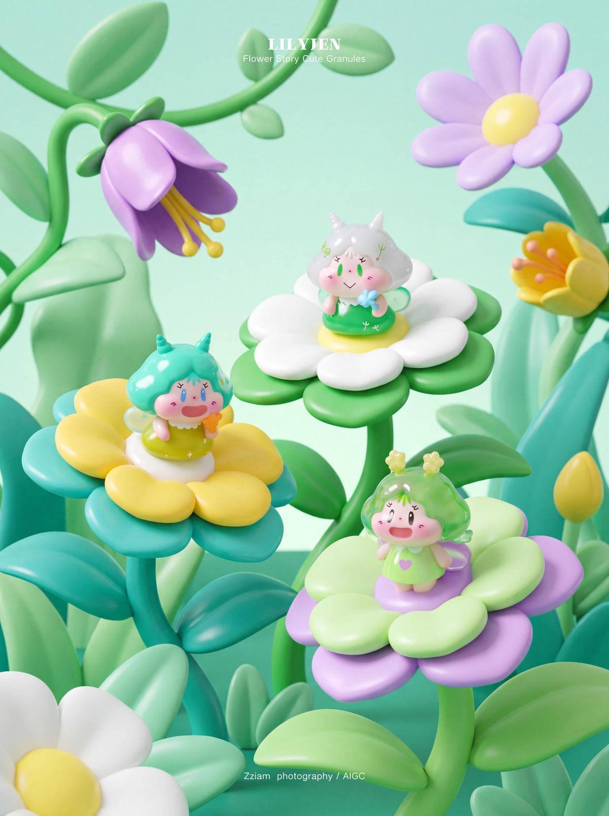 Lily Jen-The Flower and Insect Stories Bean  Series