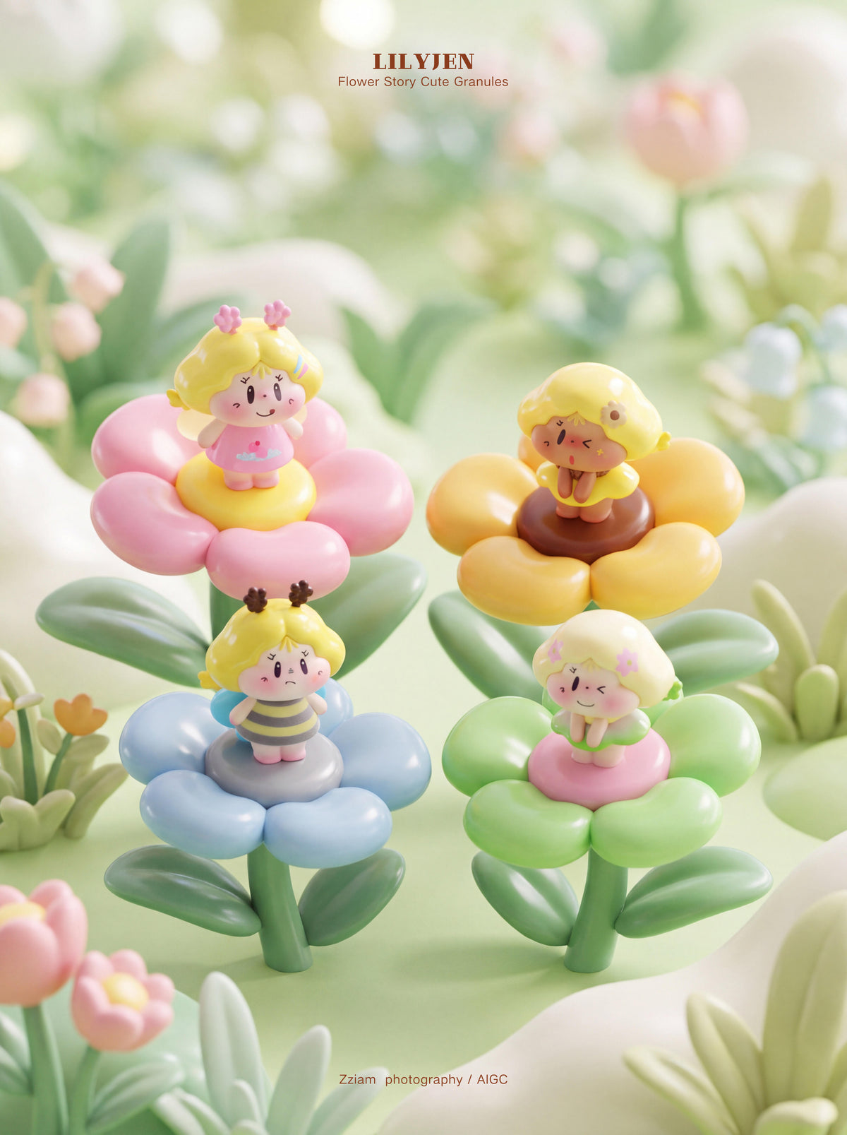 Lily Jen-The Flower and Insect Stories Bean  Series