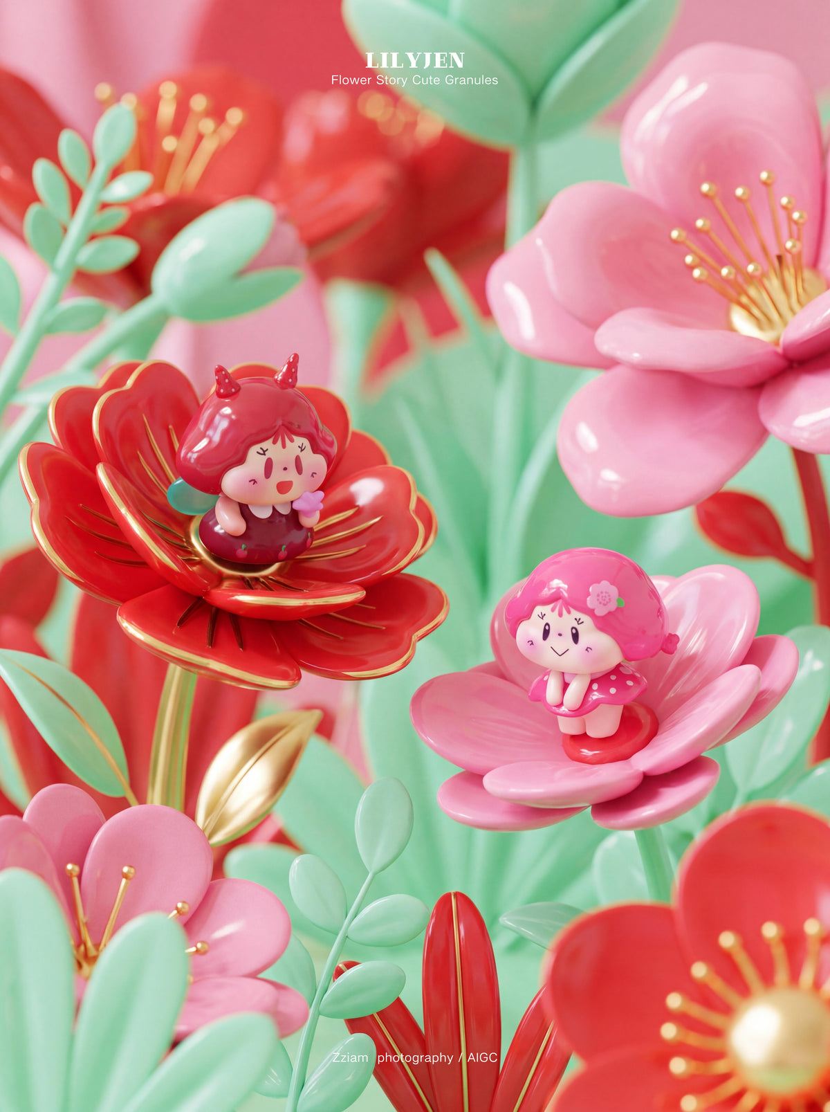 Lily Jen-The Flower and Insect Stories Bean  Series
