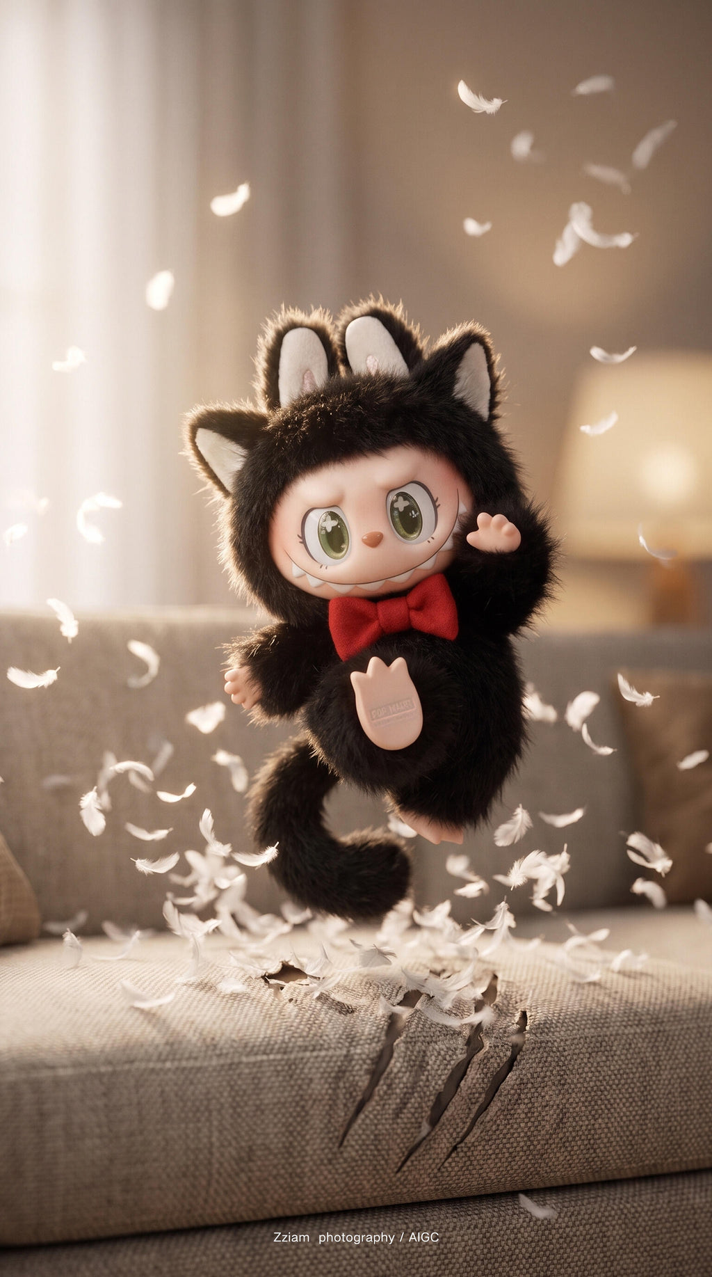 Labubu-Cat Mode  On Series Plush