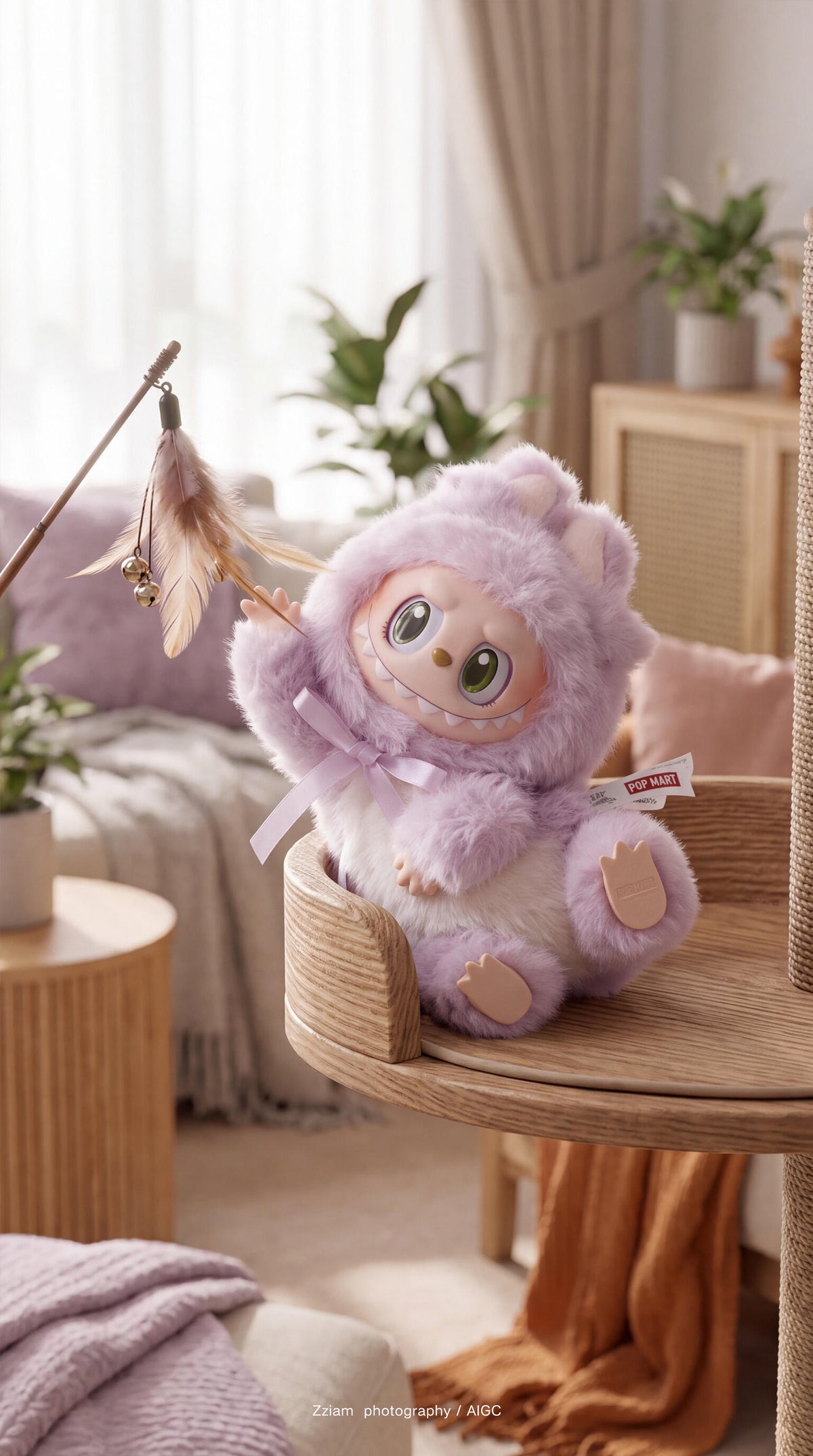 Labubu-Cat Mode  On Series Plush