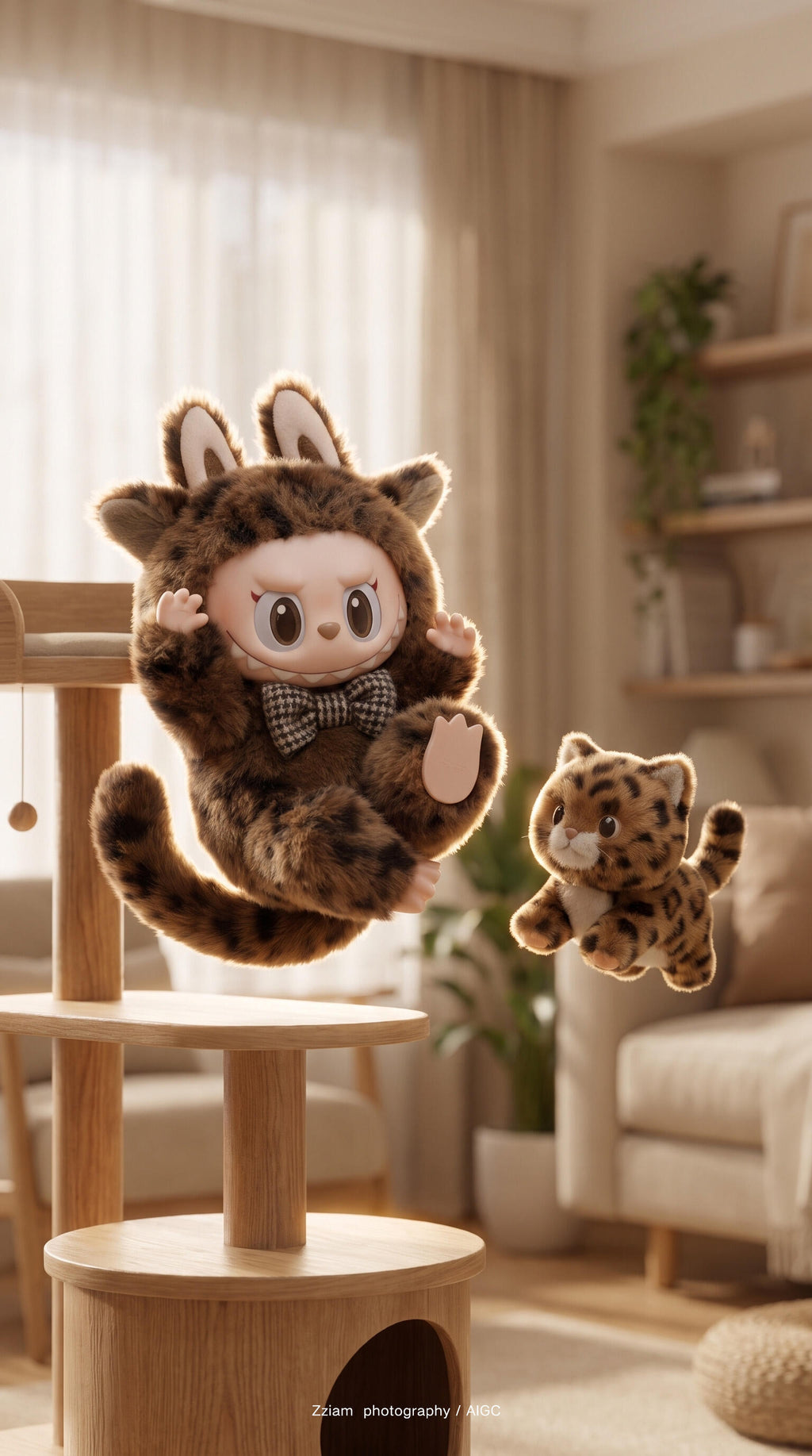 Labubu-Cat Mode  On Series Plush