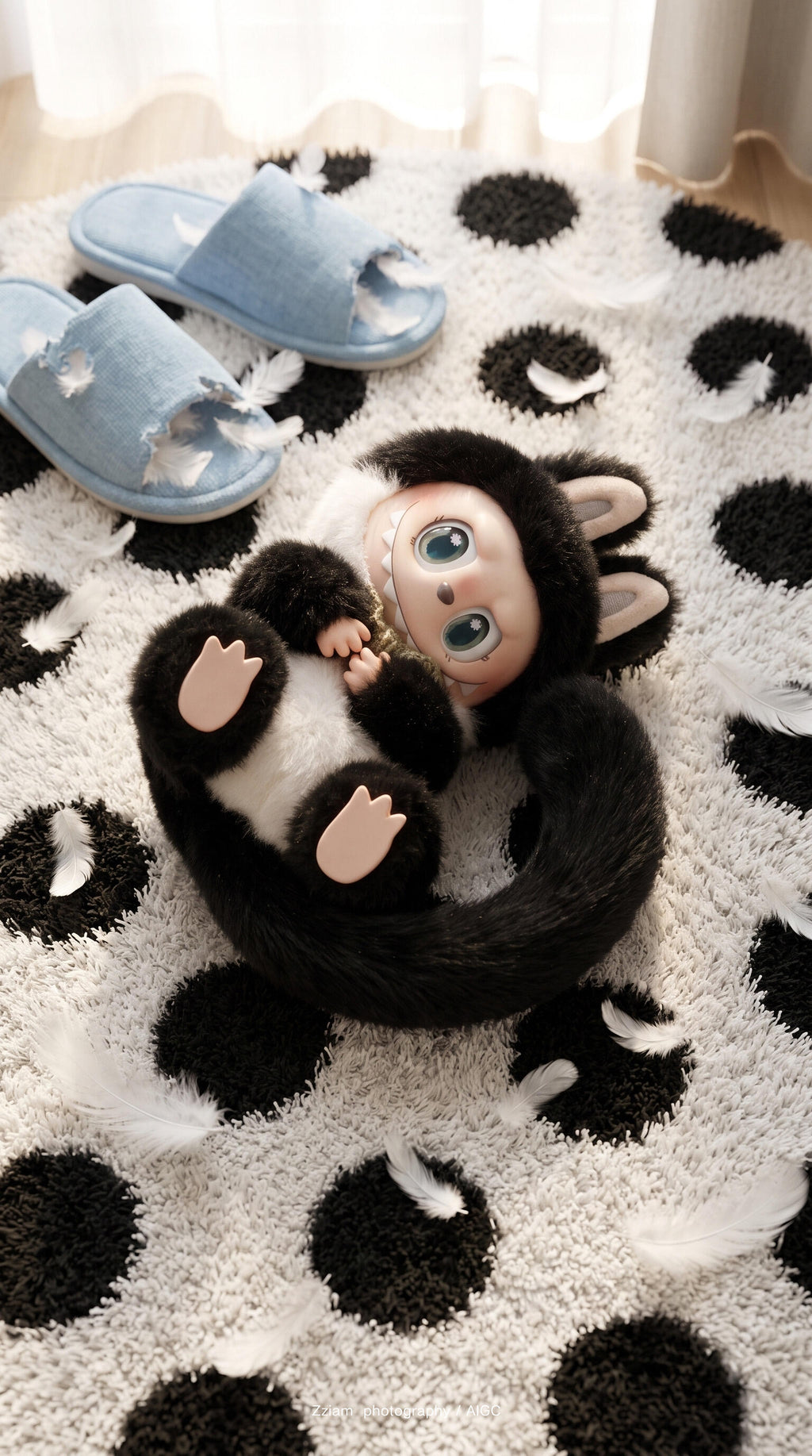Labubu-Cat Mode  On Series Plush