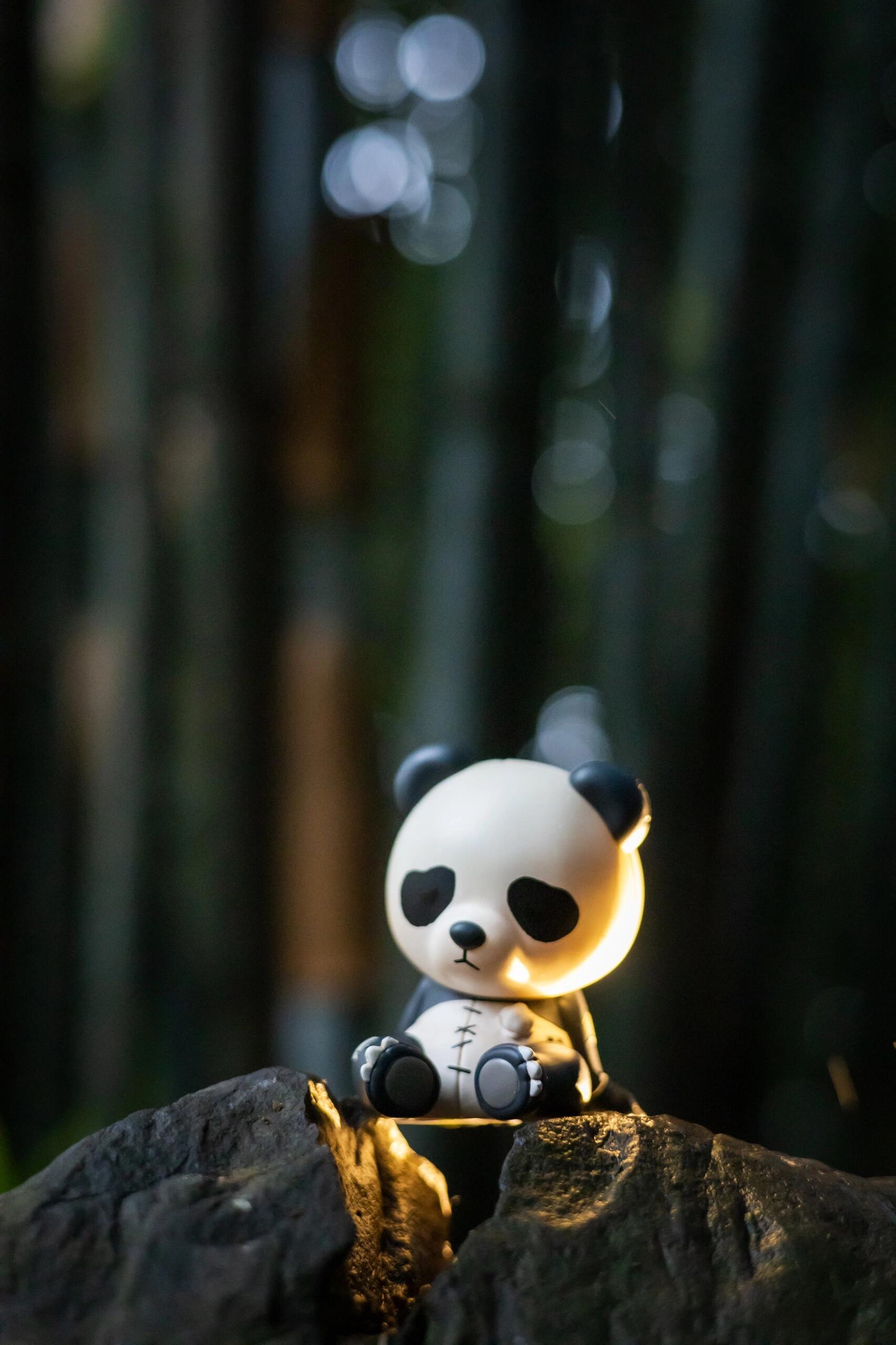 HIRONO  - Doll Panda Hang Card Limited Figure