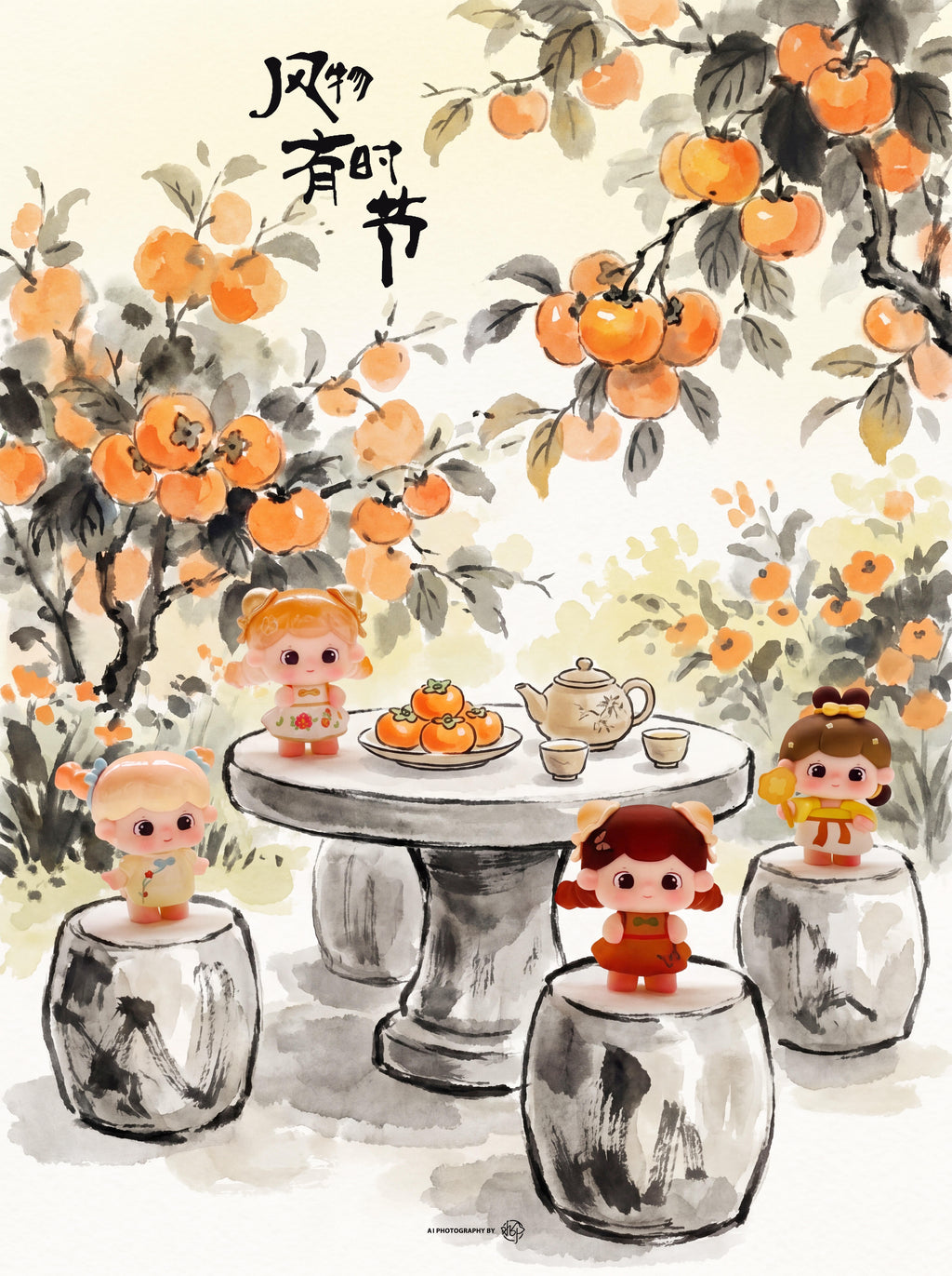 TANG TANG - ANCIENT SEASONAL SCENERY SERIES MINI BEANS