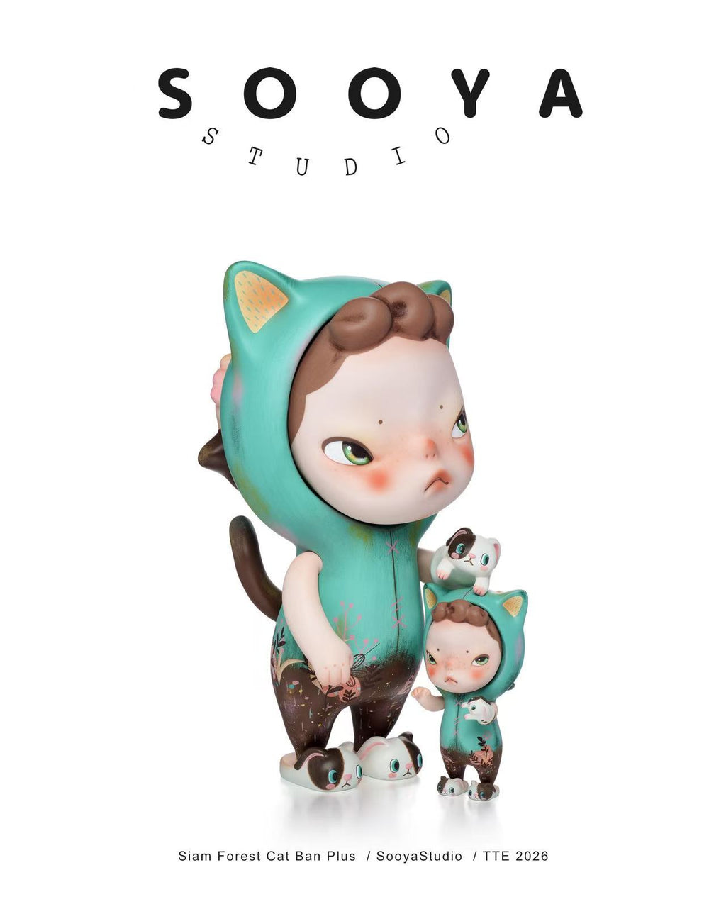 Sooya Siam Forest Cat Designer Toys and Figures