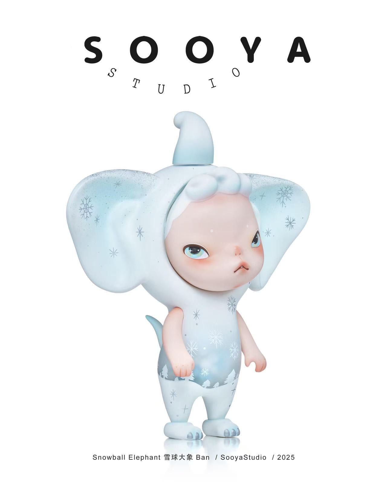Sooya Snowball Elephant Designer Toys and Figures