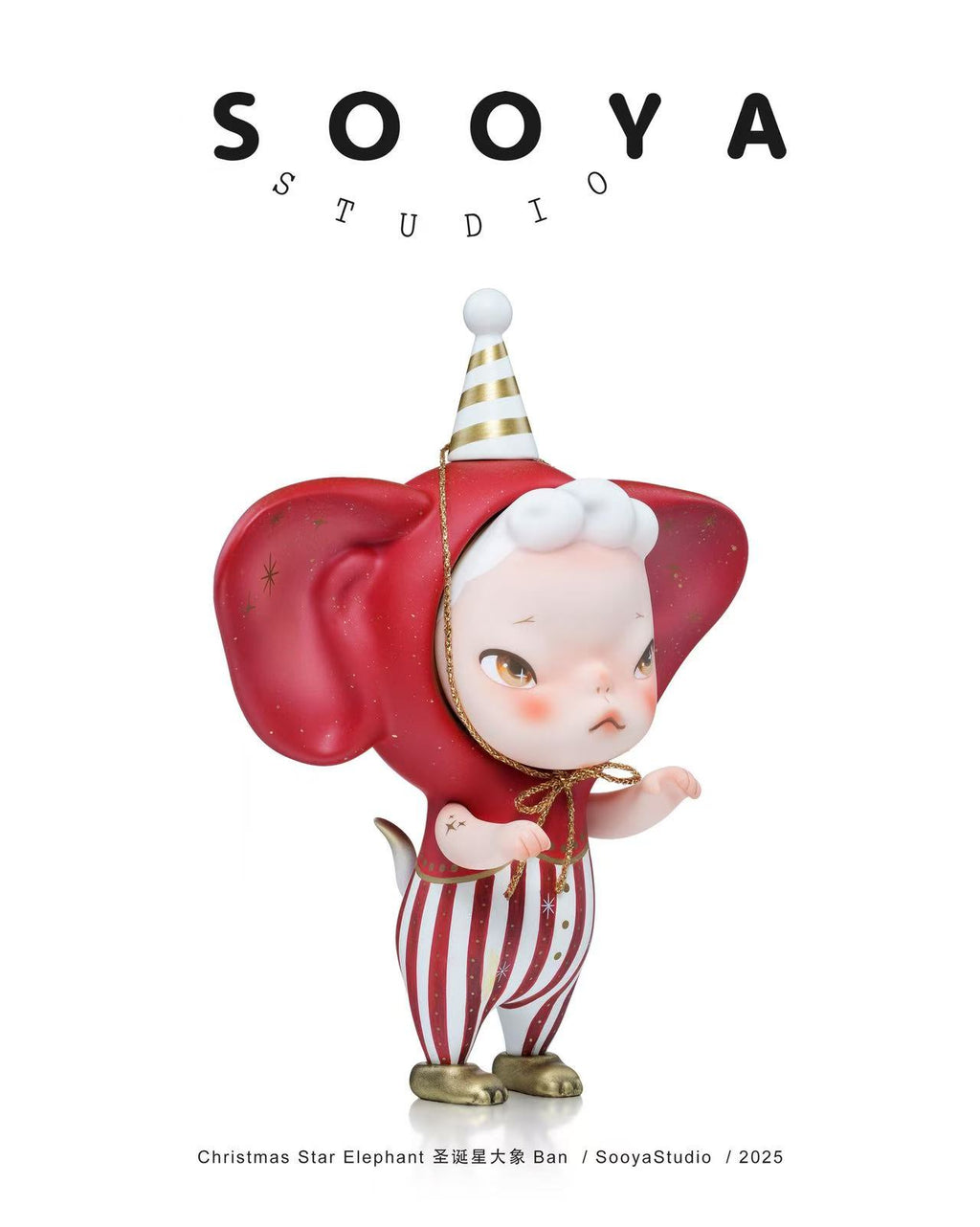 Sooya Christmas Star Elephant Designer Toys and Figures