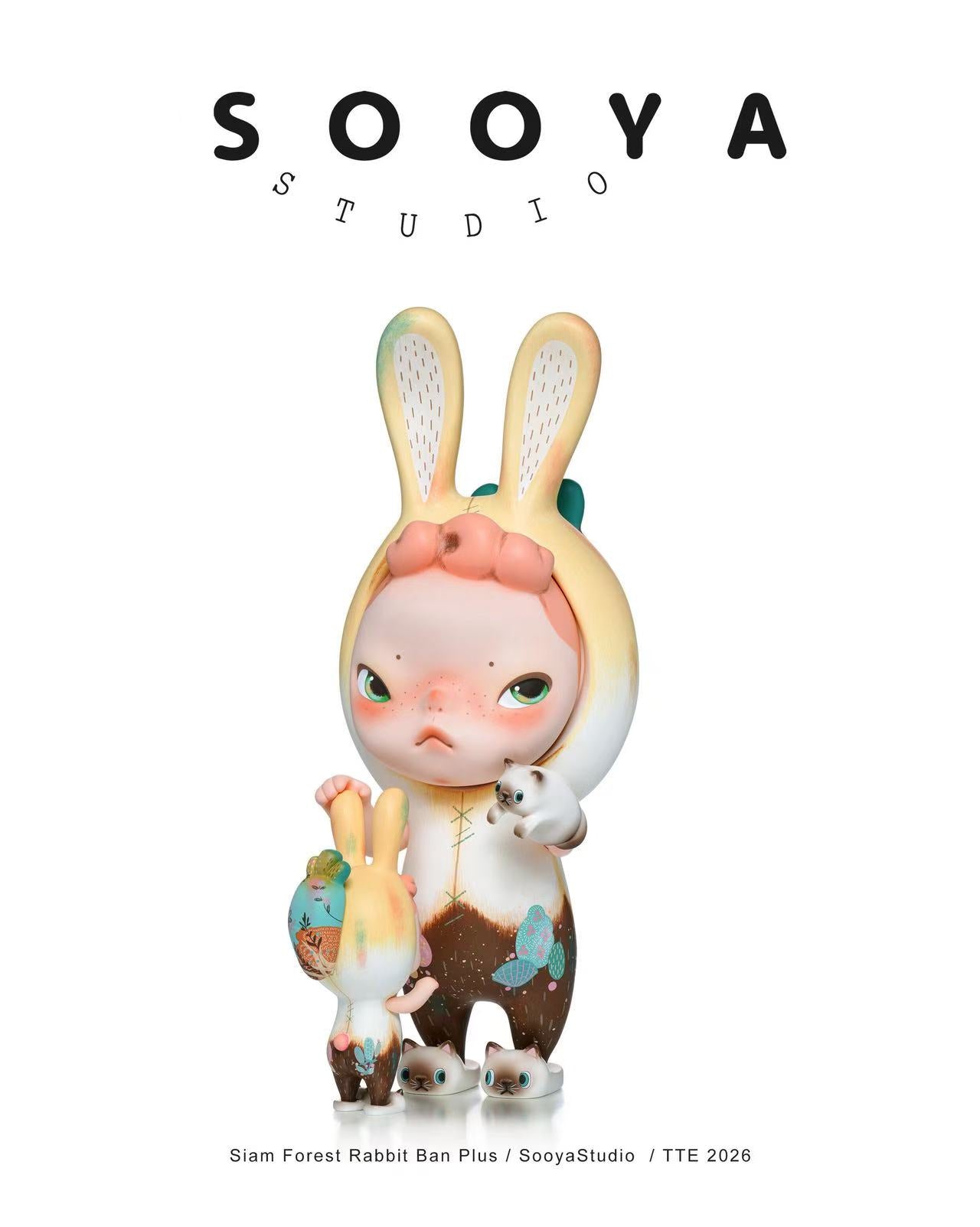 Sooya Siam Forest Rabbit Designer Toys and Figures