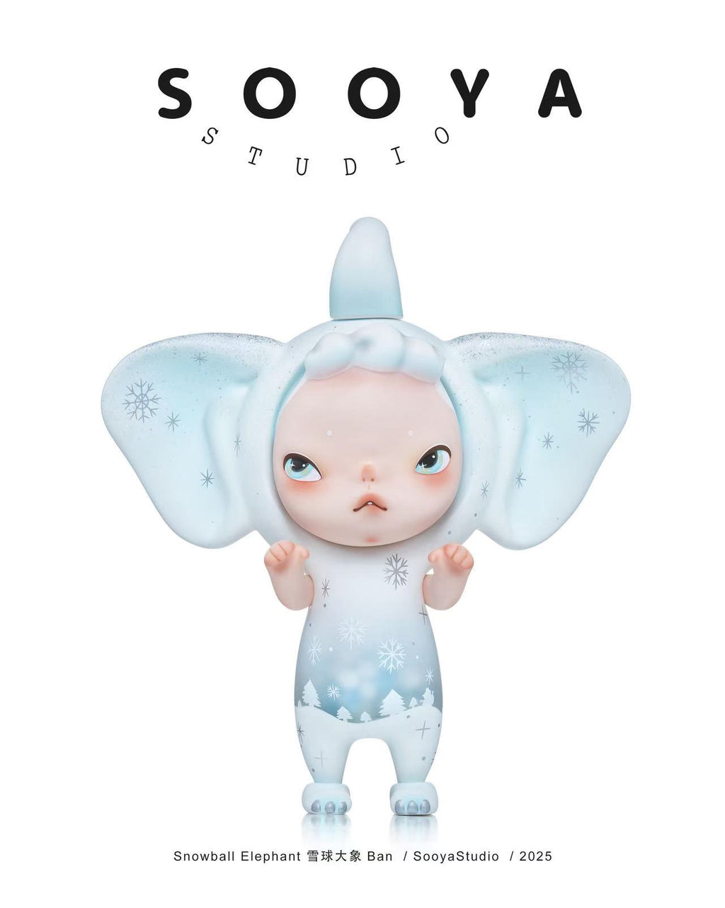 Sooya Snowball Elephant Designer Toys and Figures