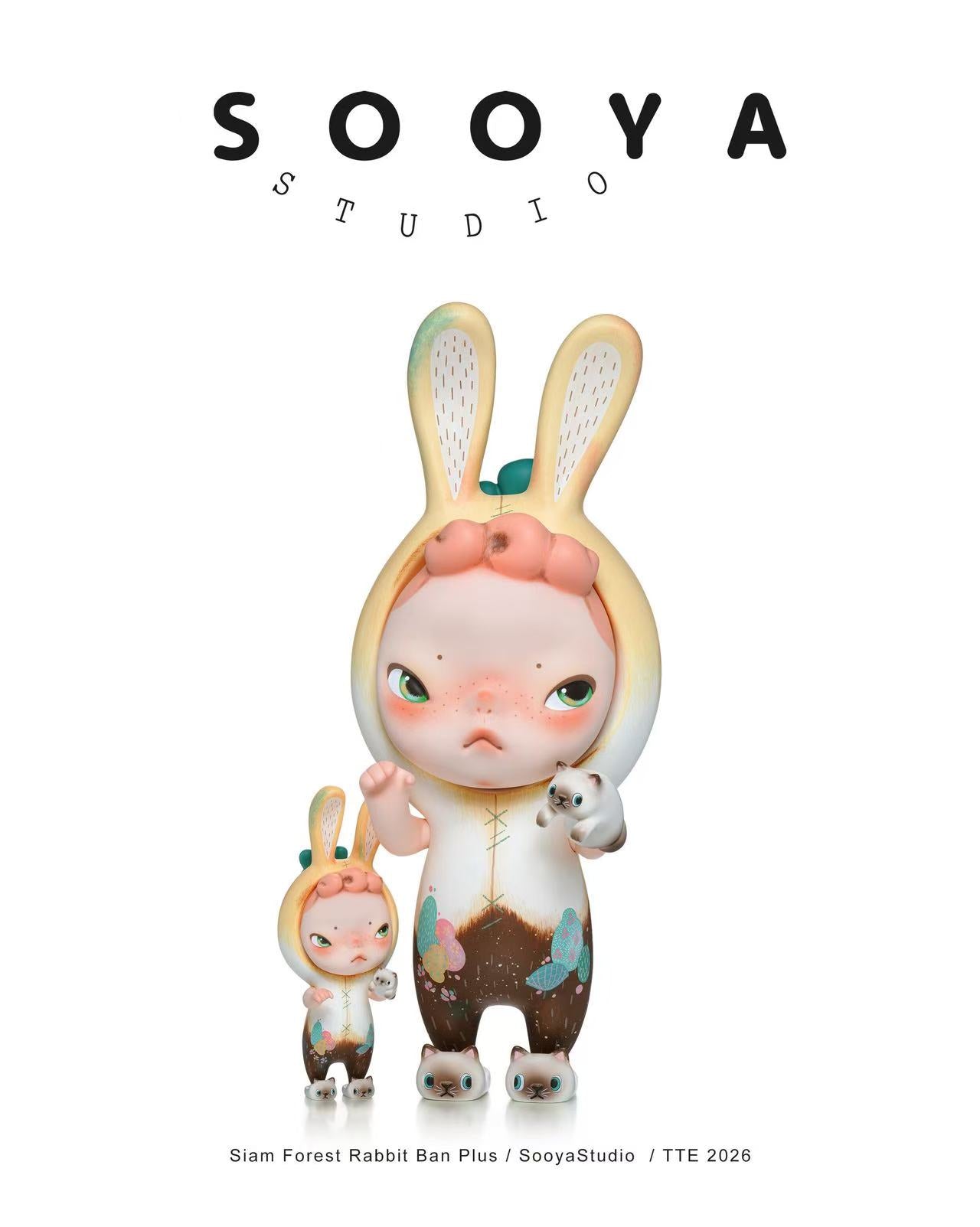 Sooya Siam Forest Rabbit Designer Toys and Figures