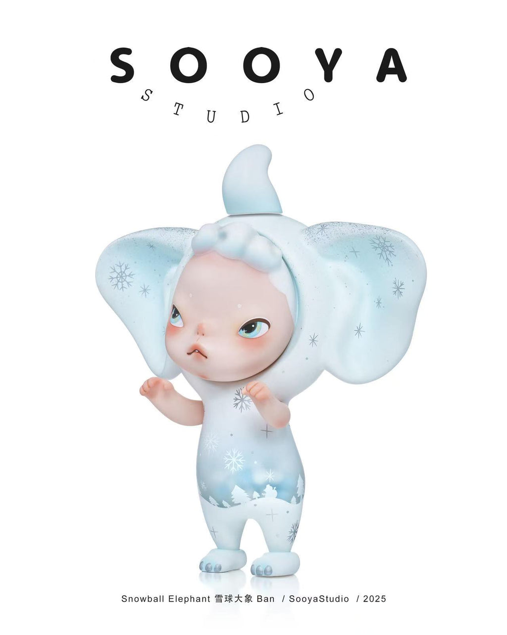 Sooya Snowball Elephant Designer Toys and Figures