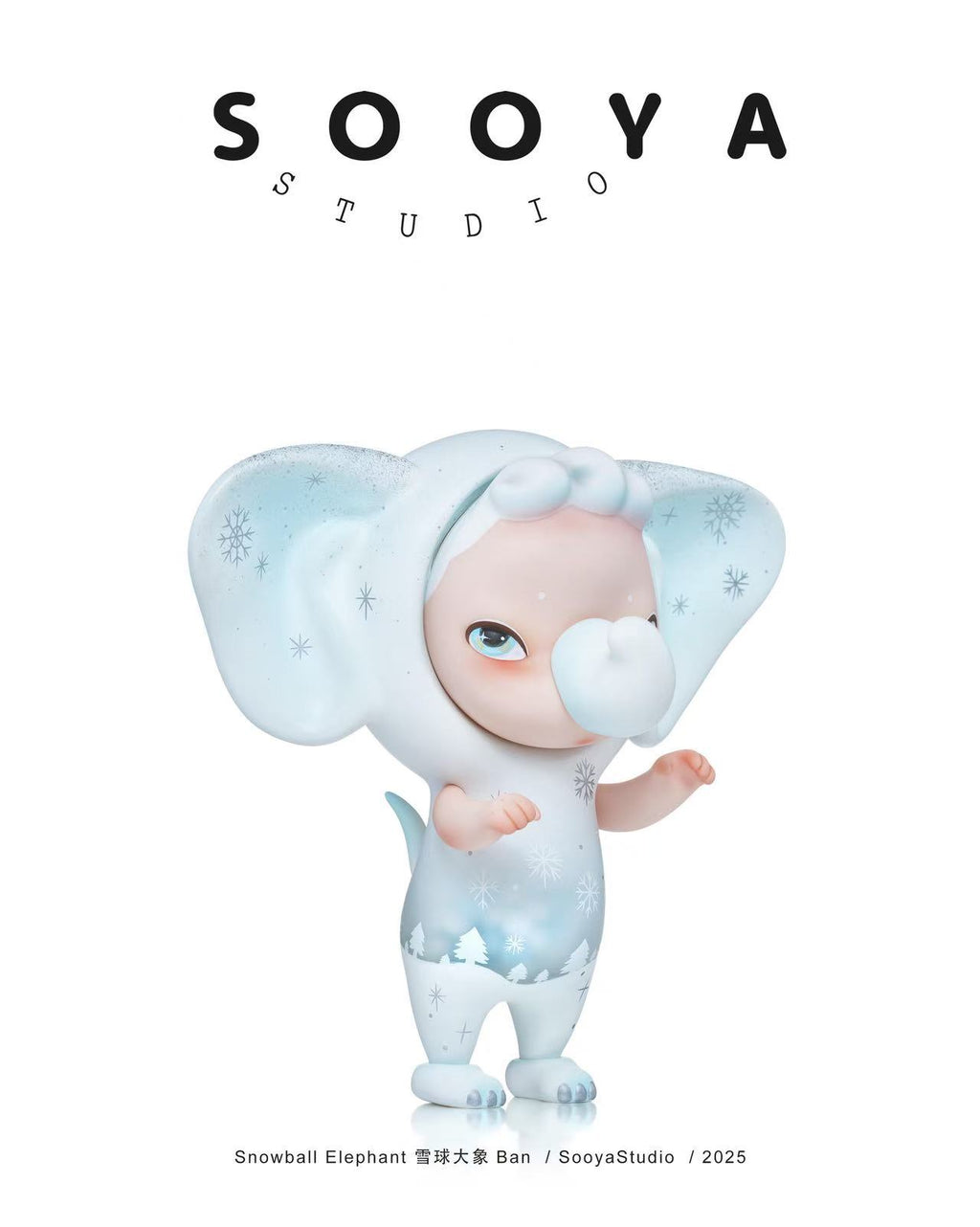 Sooya Snowball Elephant Designer Toys and Figures