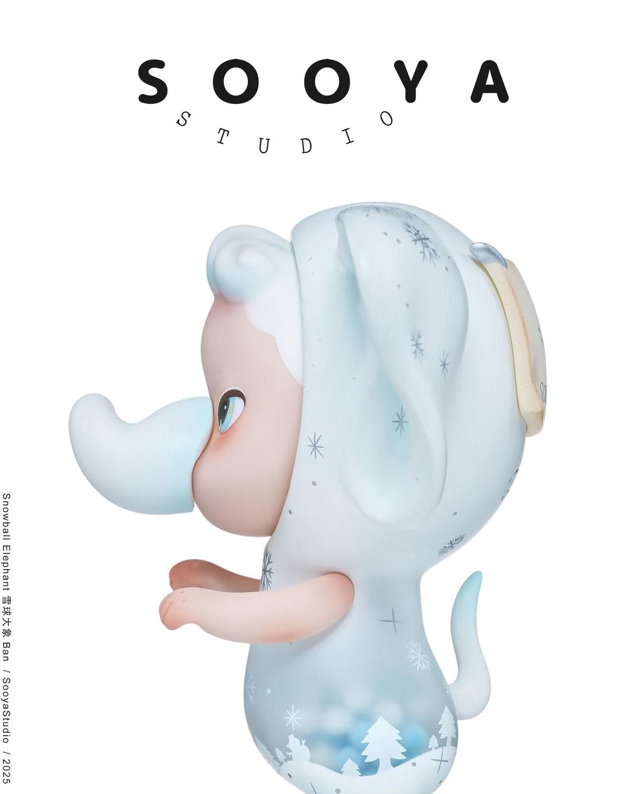 Sooya Snowball Elephant Designer Toys and Figures