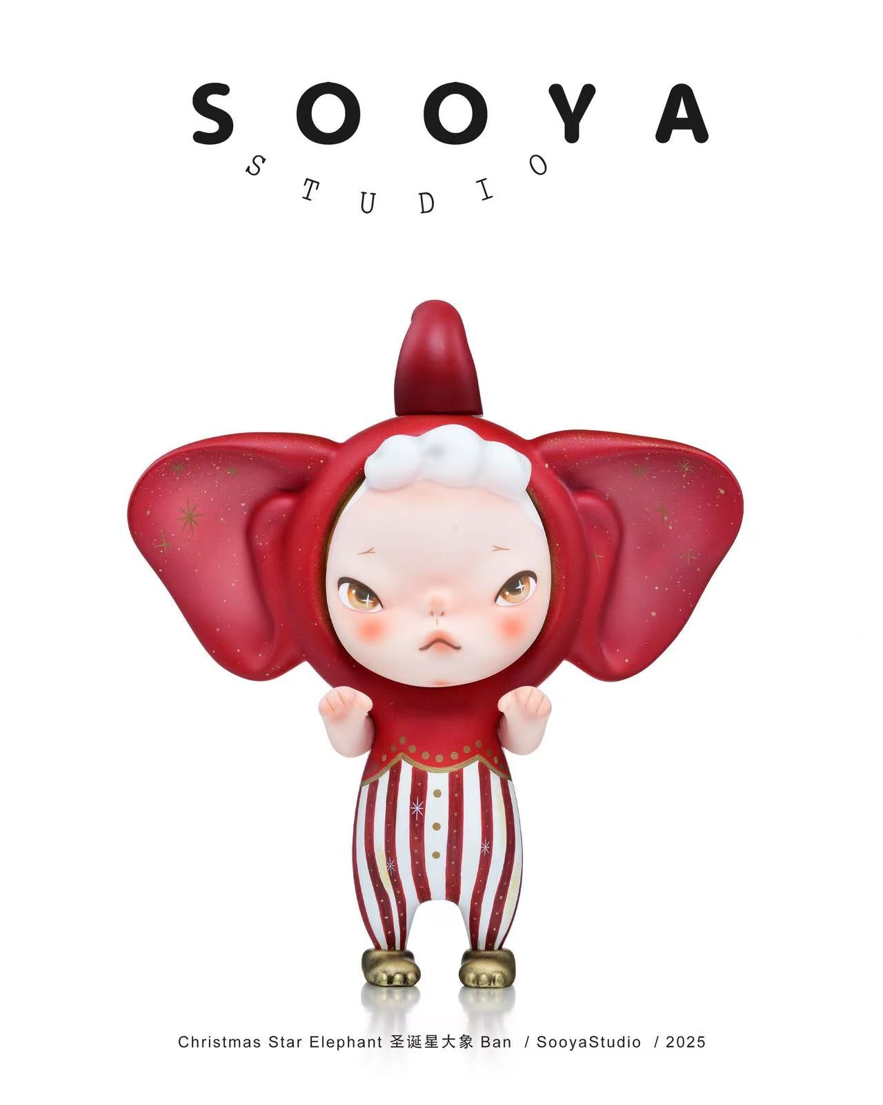Sooya Christmas Star Elephant Designer Toys and Figures
