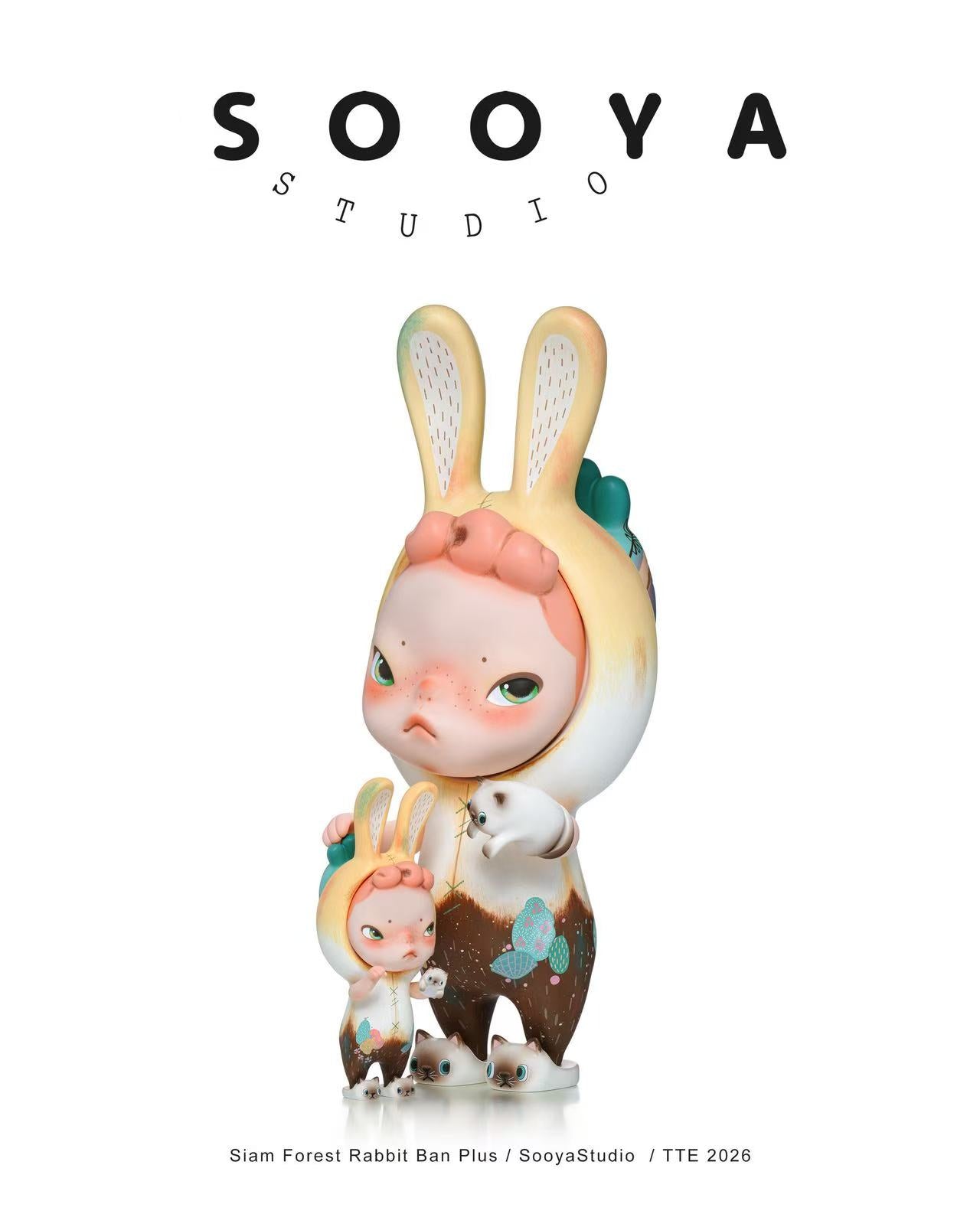 Sooya Siam Forest Rabbit Designer Toys and Figures