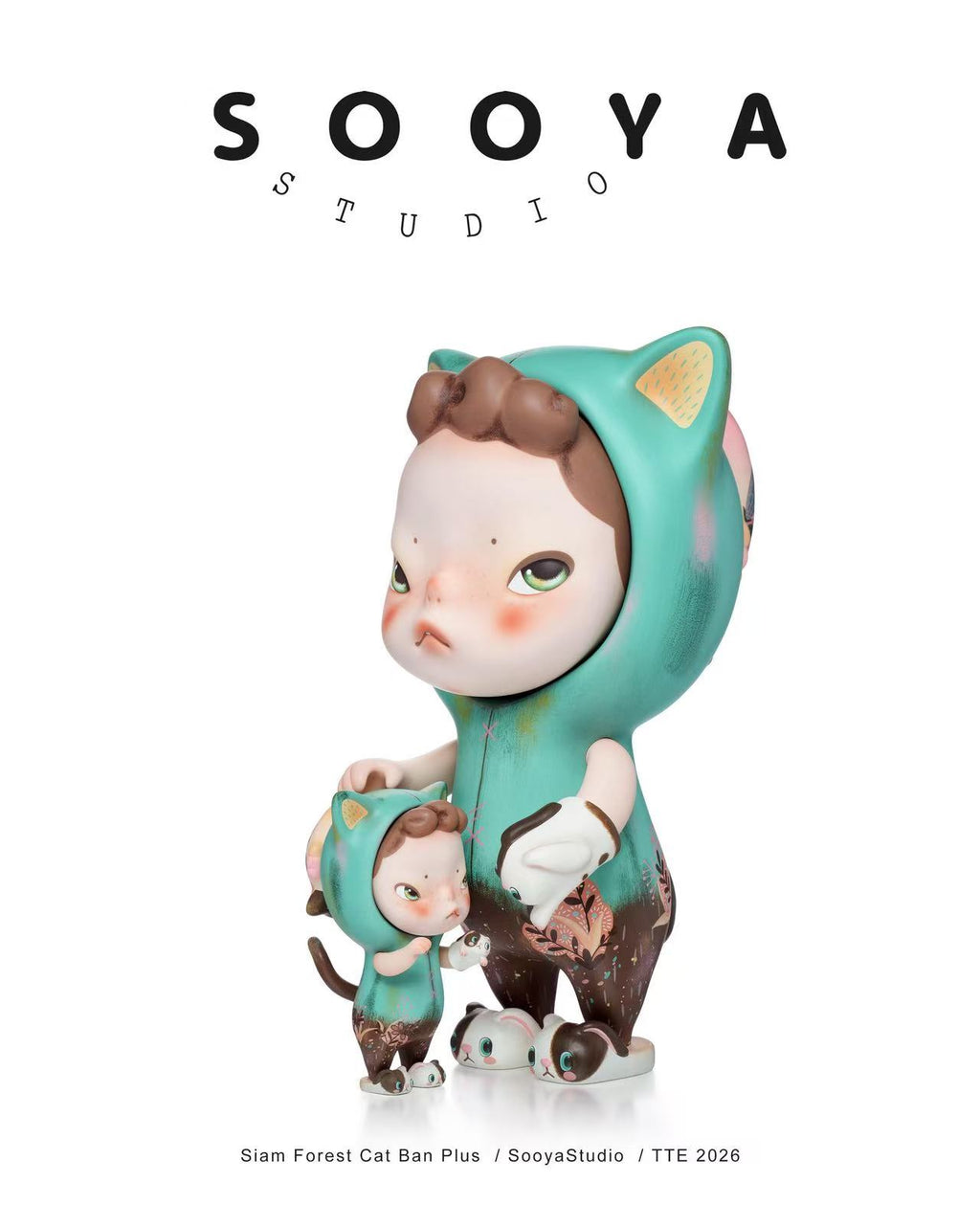 Sooya Siam Forest Cat Designer Toys and Figures