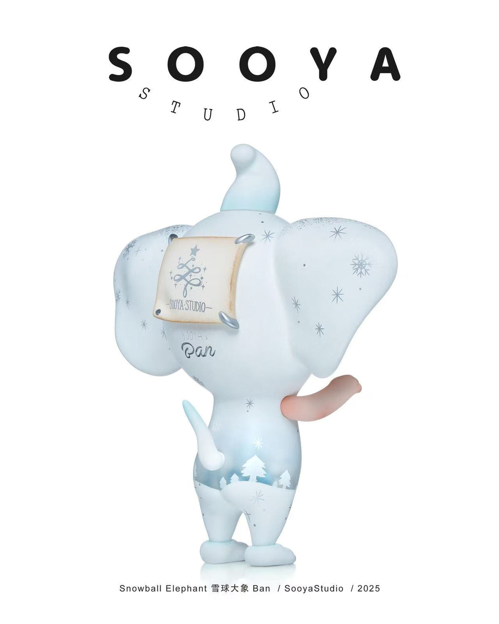 Sooya Snowball Elephant Designer Toys and Figures