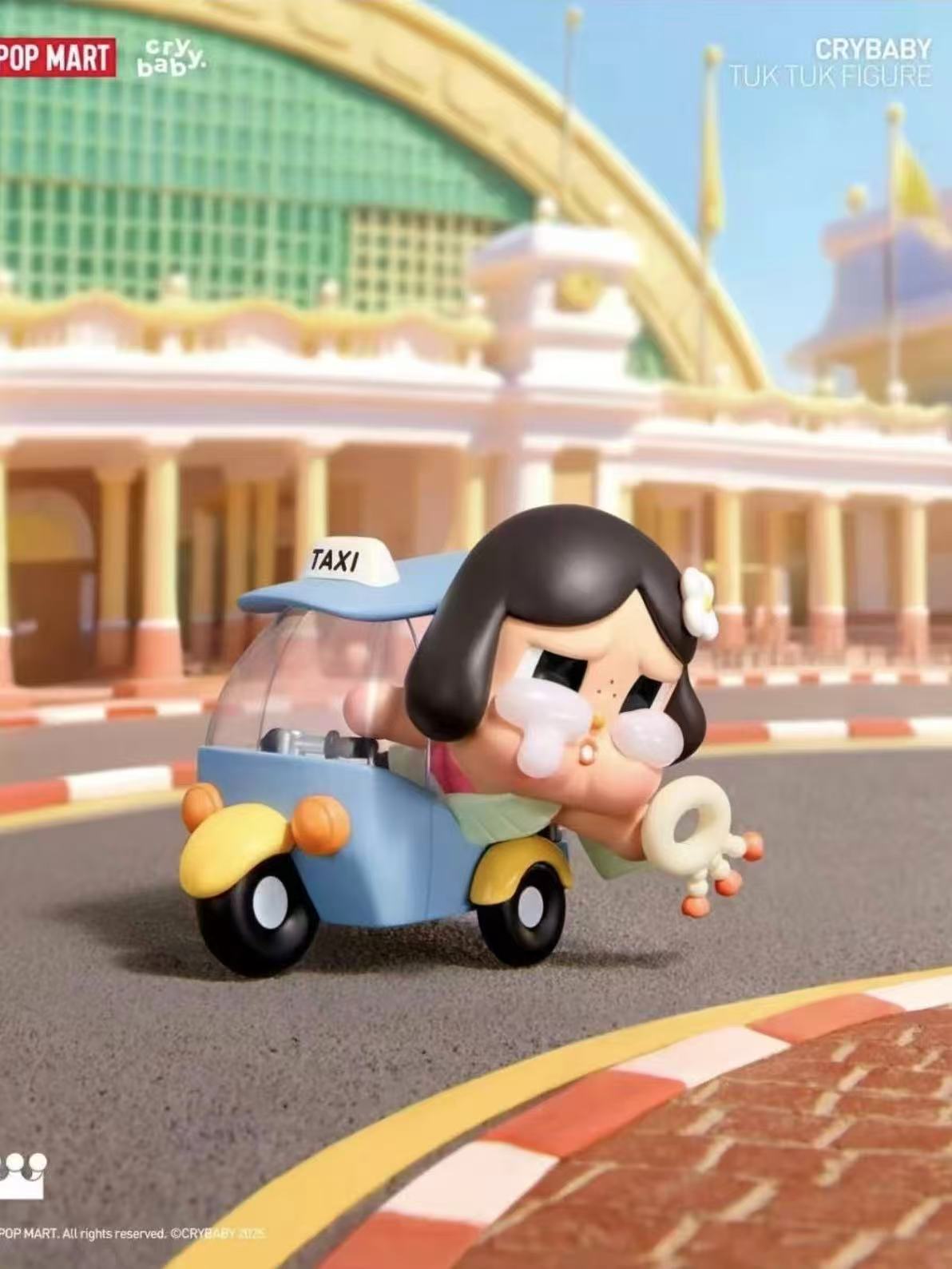 POP MART CRYBABY Thailand Tuk-Tuk Limited Edition Collectible Figure