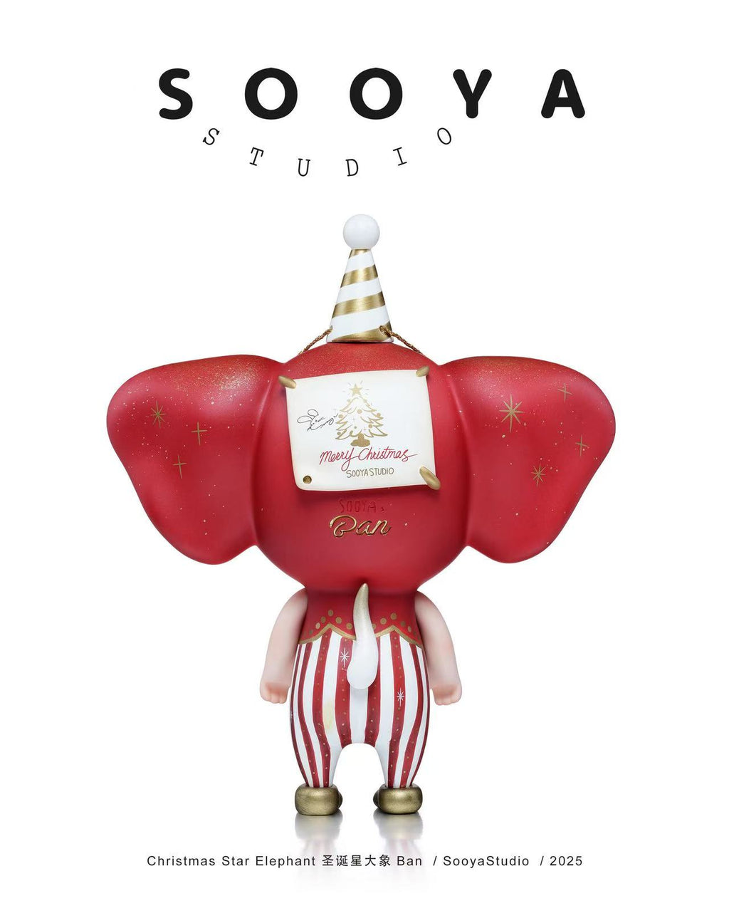 Sooya Christmas Star Elephant Designer Toys and Figures