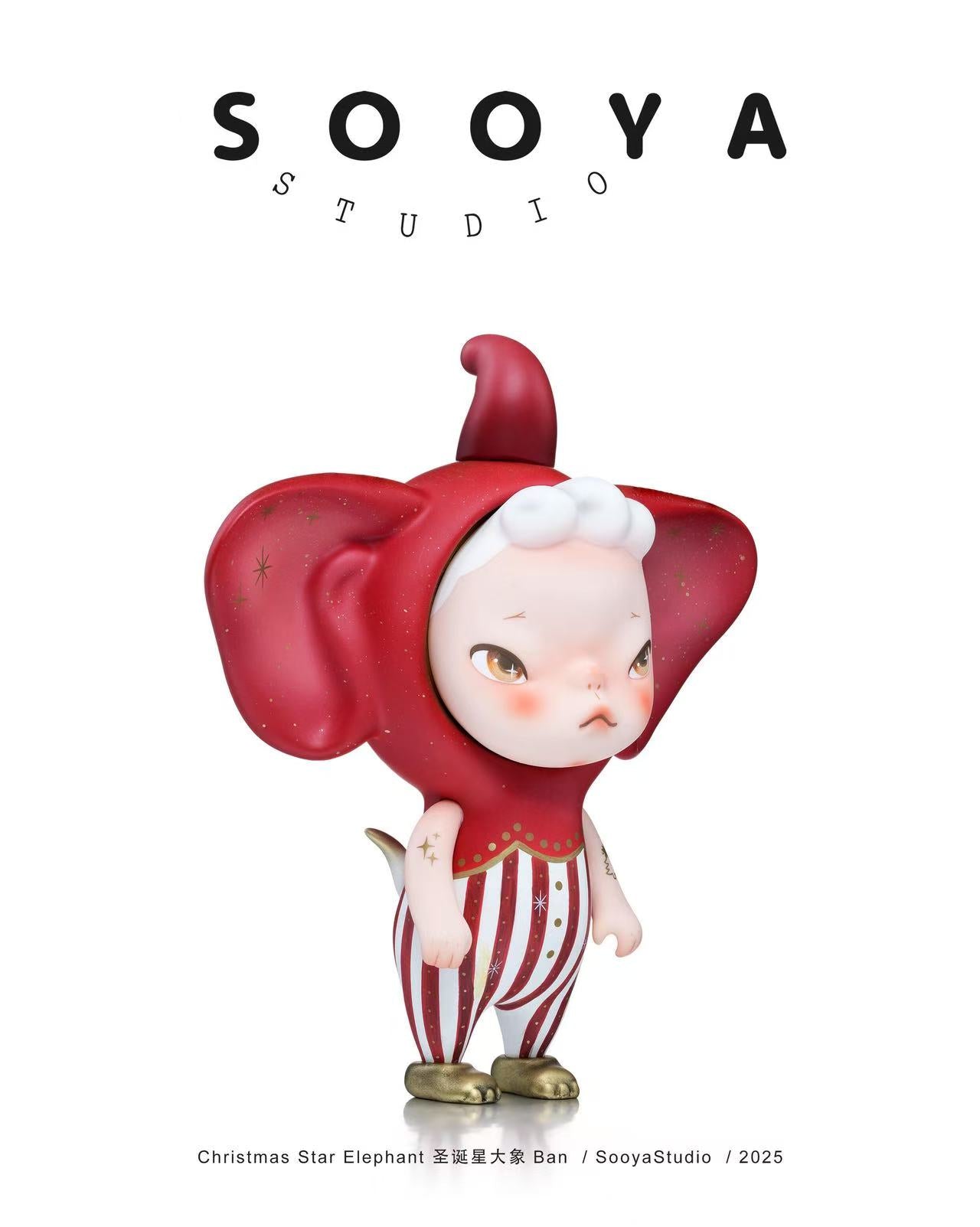 Sooya Christmas Star Elephant Designer Toys and Figures
