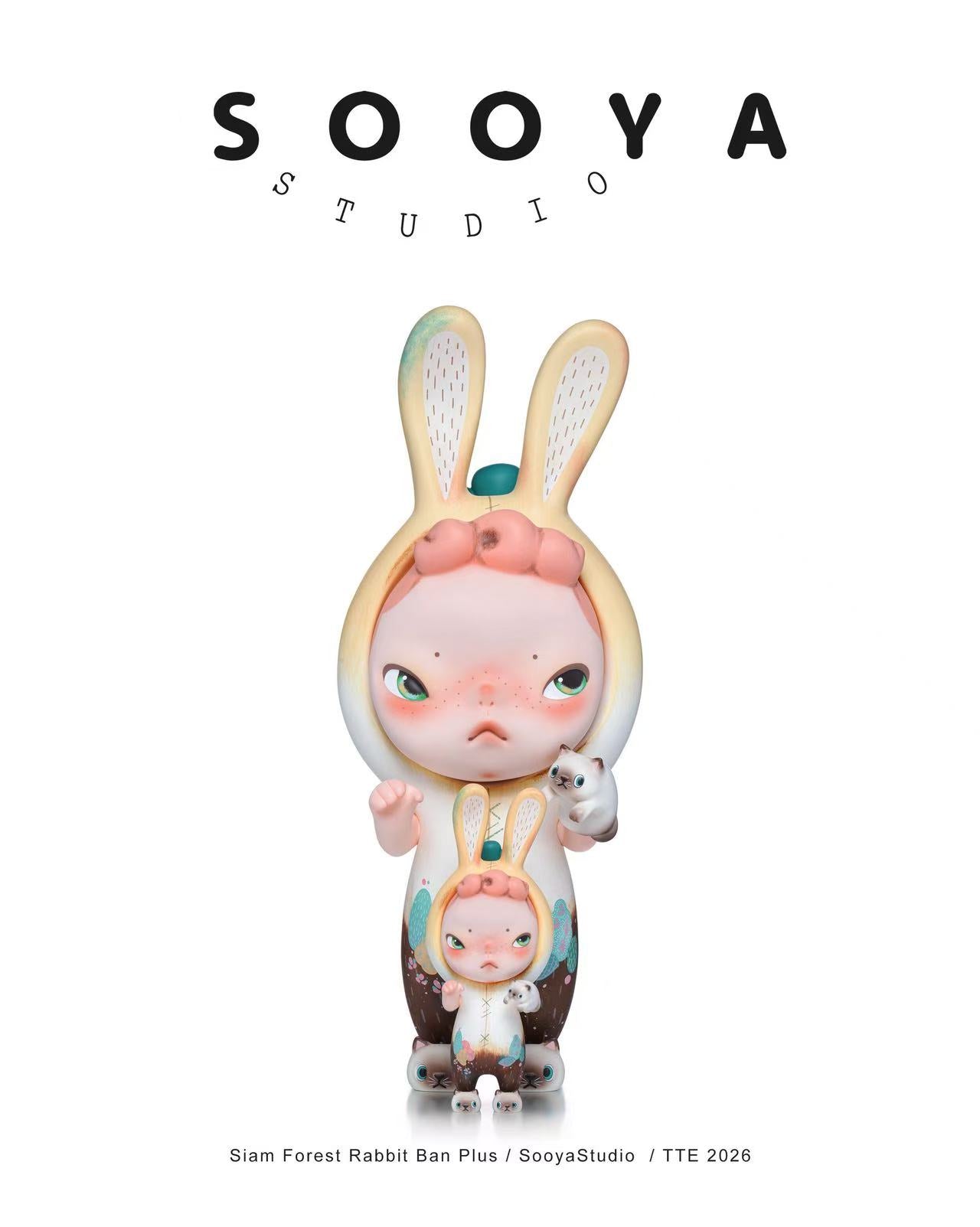 Sooya Siam Forest Rabbit Designer Toys and Figures