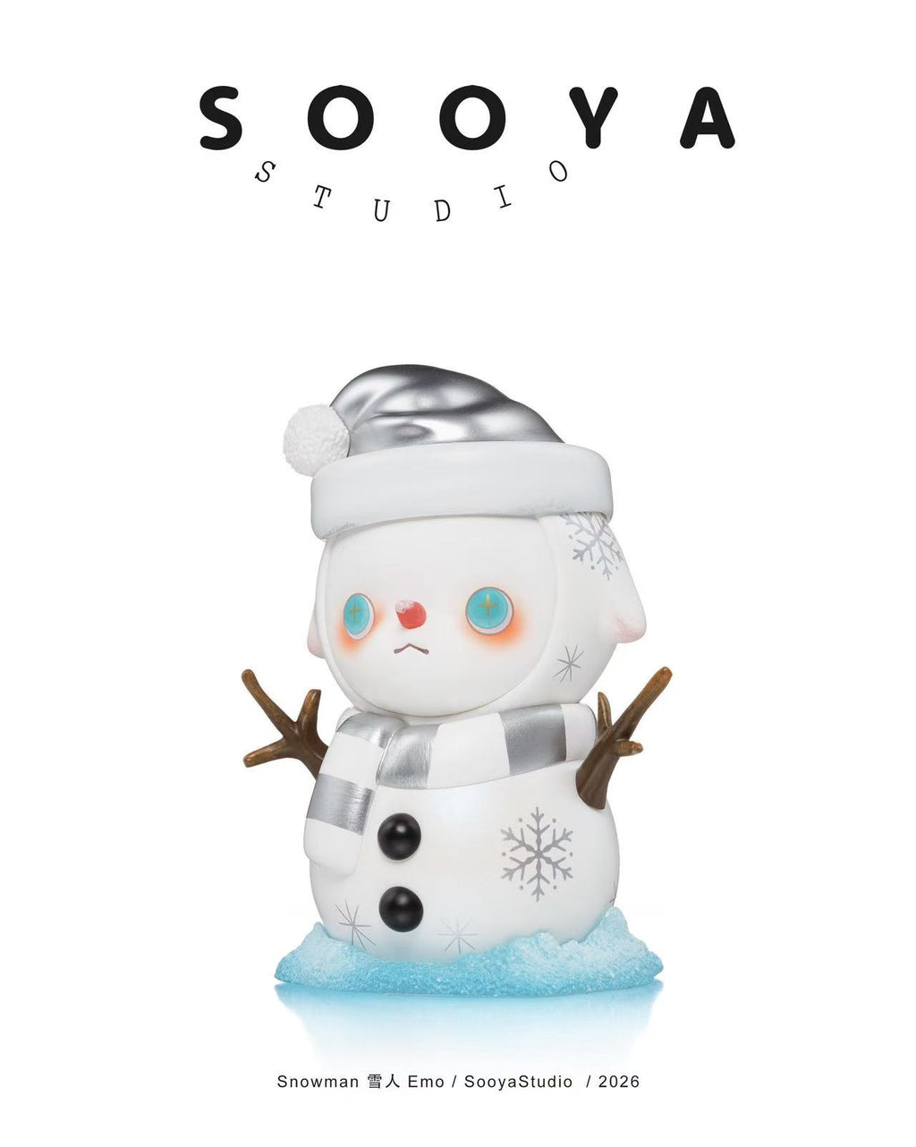 Sooya Snowman Emo Designer Toys and Figures