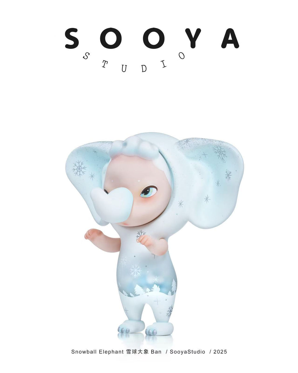 Sooya Snowball Elephant Designer Toys and Figures