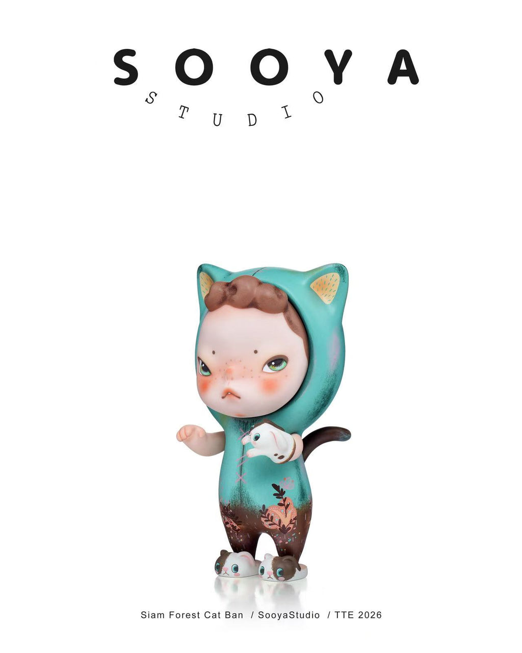 Sooya Siam Forest Cat Designer Toys and Figures