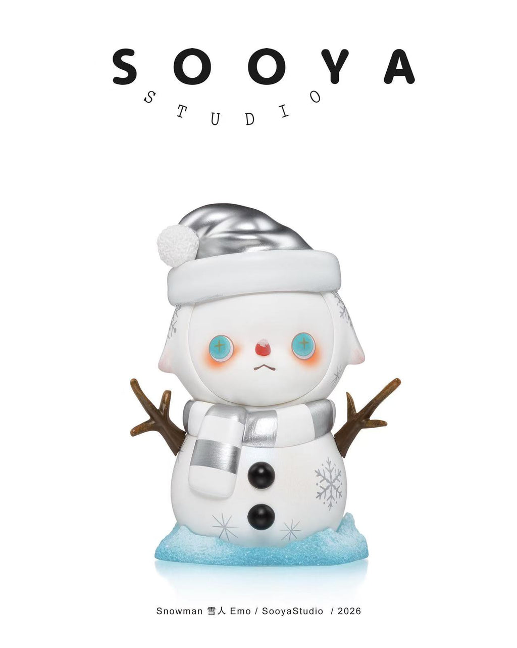 Sooya Snowman Emo Designer Toys and Figures