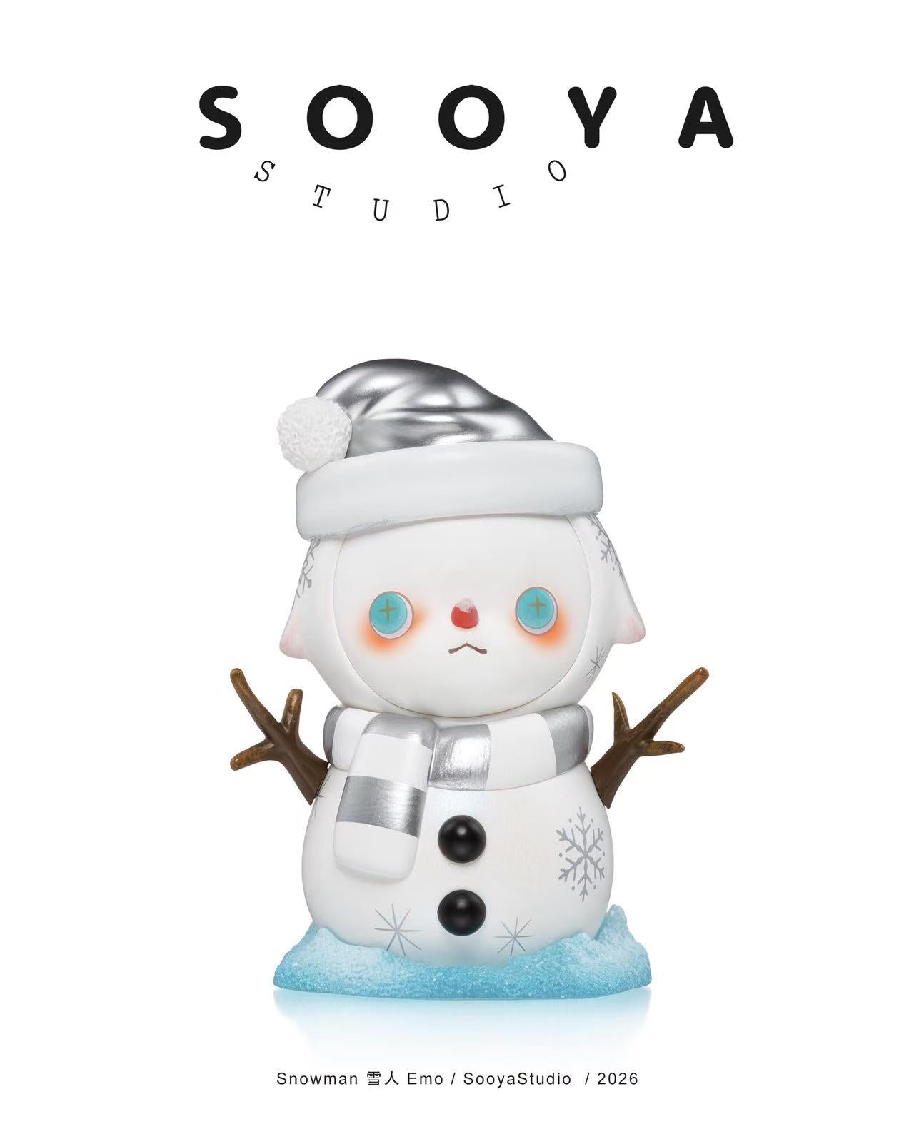 Sooya Snowman Emo Designer Toys and Figures